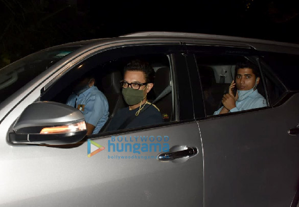 photos aamir khan and amitabh bhattacharya snapped at imraan khans house in bandra 3