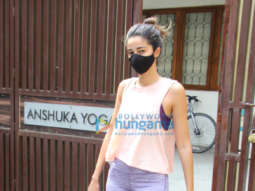 Photos: Ananya Panday spotted at yoga class in Bandra