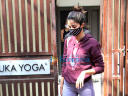 Photos: Ananya Panday spotted at yoga class in Bandra