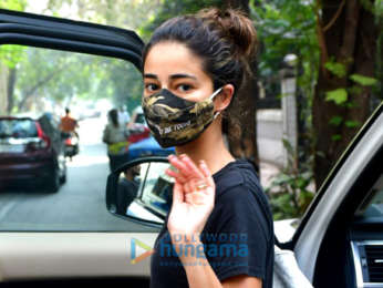 Photos: Ananya Panday spotted at yoga class in Bandra