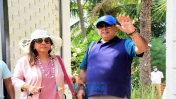 Photos: David Dhawan, Rohit Dhawan, Anjini Dhawan and Anil Dhawan spotted leaving Varun Dhawan’s wedding venue in Alibaug