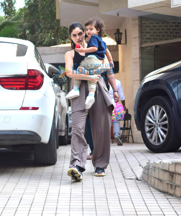 Photos: Gabriella Demetriades spotted in Bandra with her son