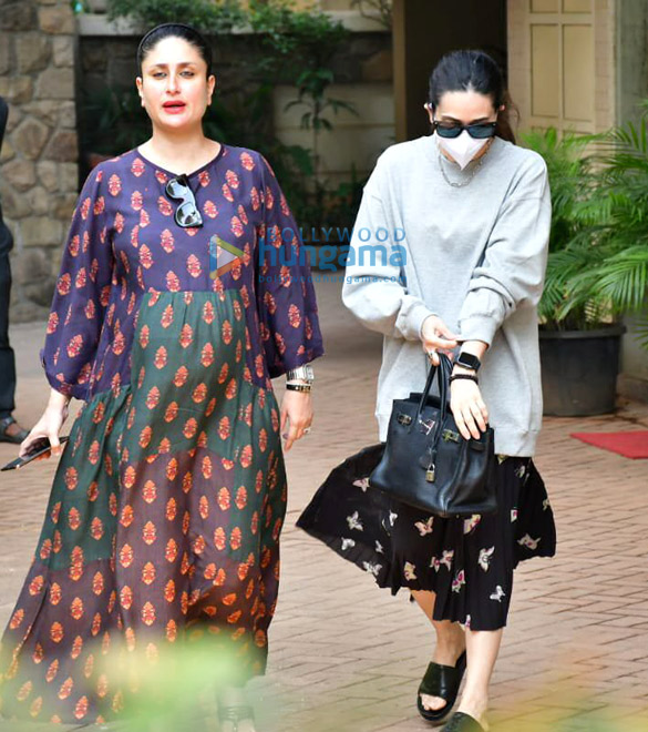 photos kareena kapoor khan and karisma kapoor spotted in bandra 1 2