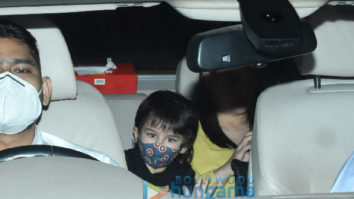 Photos: Kareena Kapoor Khan and Taimur Ali Khan snapped at Nikhil Dwivedi’s son’s birthday party