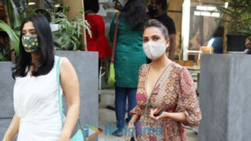 Photos: Lara Dutta spotted at The Kitchen Garden in Juhu