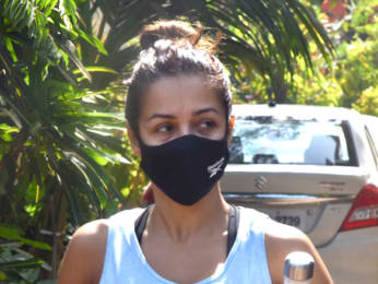 Photos: Malaika Arora spotted at Diva Yoga studio in Bandra