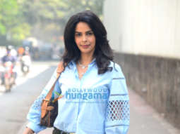 Photos: Mallika Sherawat spotted at Zee Studio’s office in Andheri