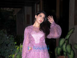 Photos: Nora Fatehi snapped at Ramesh Taurani’s residence in Khar