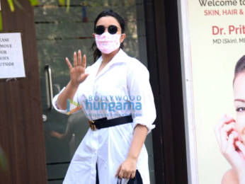 Photos: Parineeti Chopra spotted at a skin clinic in Juhu
