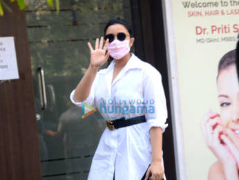 Photos: Parineeti Chopra spotted at a skin clinic in Juhu