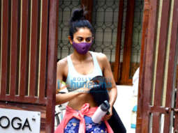 Photos: Rakul Preet Singh and Ananya Panday spotted at Anshuka Yoga classes in Bandra