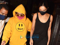 Photos: Ranveer Singh, Deepika Padukone and Shakun Batra snapped at Mizu restaurant in Bandra