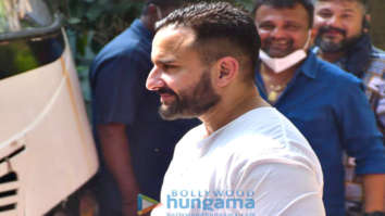 Photos: Saif Ali Khan spotted at a shoot in Bandra