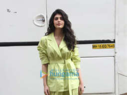 Photos: Sanjana Sanghi snapped on the sets of Indian Idol