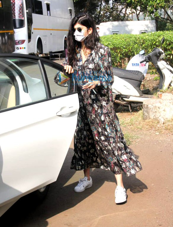 photos sanjana sanghi spotted outside the sets of a comedy show to promote her new single 5