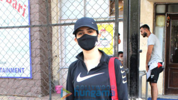 Photos: Sanya Malhotra snapped at the gym in Juhu