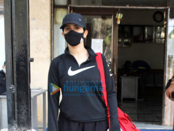 Photos: Sanya Malhotra snapped at the gym in Juhu