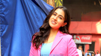 Photos: Sara Ali Khan snapped at Filmcity