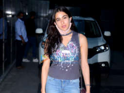 Photos: Sara Ali Khan snapped at the Pooja Entertainment office in Juhu