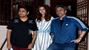 Photos: Tara Sutaria, Ankit Tiwari and Mohit Suri snapped at dubbing studio in Bandra