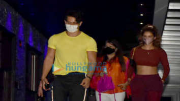 Photos: Tiger Shroff, Disha Patani and family snapped at Hakkasan in Bandra