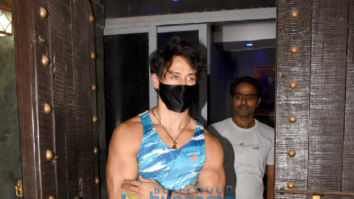 Photos: Tiger Shroff snapped at dubbing studio in Juhu