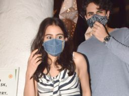 Sara Ali Khan, Ibrahim Ali Khan snapped at Olive Bar
