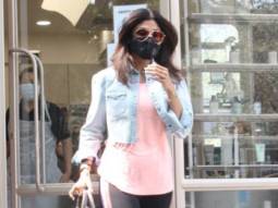 Shilpa Shetty spotted at salon Bandra