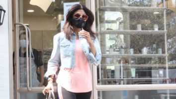 Shilpa Shetty spotted at salon Bandra