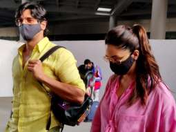 Sidharth Malhotra & Kiara Advani spotted at Airport