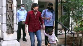 Soha Ali Khan with daughter snapped at Bandra