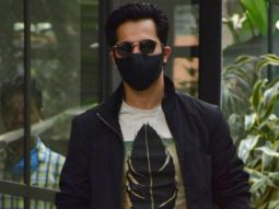 Varun Dhawan, Nimrat Kaur and Abhishek Banerjee spotted at Maddock films Khar