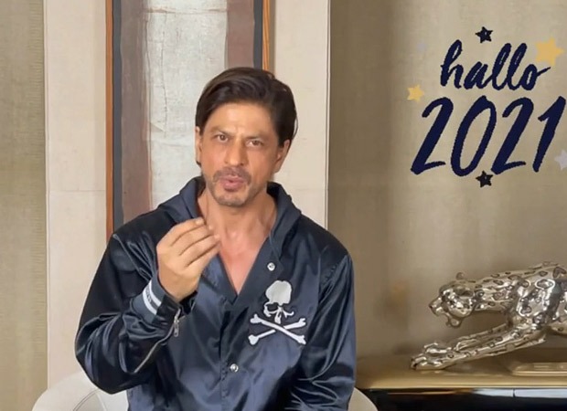 “See you all in 2021 on the big screen," says Shah Rukh Khan in his witty and creative New Year video message 