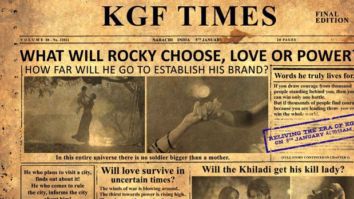 Hombale Films launches KGF Times ahead of the release of KGF Chapter 2 teaser; newsletter to chronicle BTS pictures and trivia from the sets