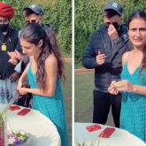 Fatima Sana Shaikh gets a Rajasthani celebration as she cuts her cake on the sets of her upcoming film, see videos