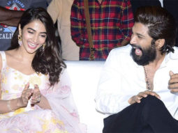 Allu Arjun shares inside pictures from the one year reunion bash of Ala Vaikunthapurramuloo; calls Pooja Hegde his good luck charm