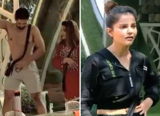 Bigg Boss 14: Rakhi Sawant pulls the drawstrings of Abhinav Shukla’s pajamas; Rubina Dilaik warns her