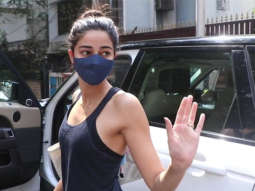 Ananya Panday spotted at a yoga class in Bandra