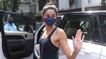 Ananya Panday spotted at a yoga class in Bandra