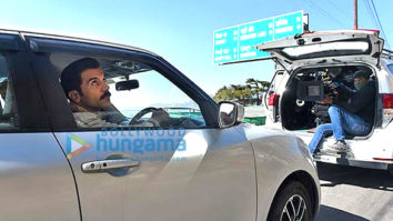 On the sets of the movie Badhaai Do