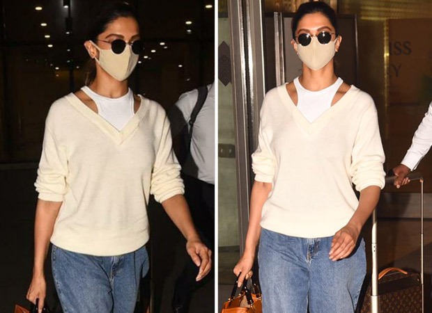 Deepika Padukone works a sweater with halter top, carries luxury Fendi bag worth over Rs. 2 lakhs