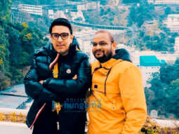 On the sets of the movie Hum Do Hamare Do