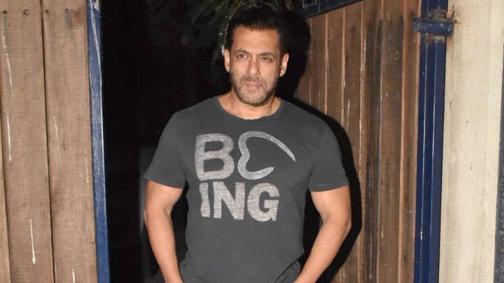 Exclusive – Salman Khan spotted at a dubbing studio in Bandra