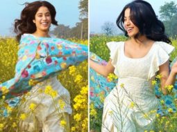 Janhvi Kapoor is giving Dilwale Dulhania Le Jayenge vibes while shooting in sarson ke khet