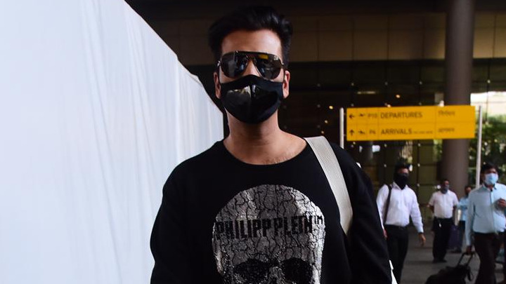 Karan Johar spotted at Airport