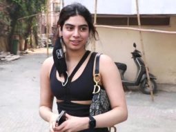 Khushi Kapoor spotted at pilates in Bandra