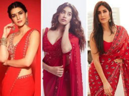 Kriti Sanon, Janhvi Kapoor or Katrina Kaif – who aced the red saree game?