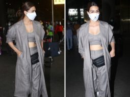 Kriti Sanon mixes power dressing with comfort at the airport as she wraps up Bachchan Pandey