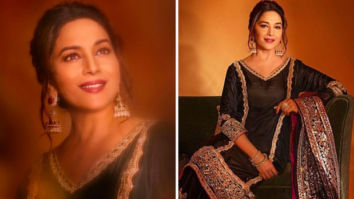 Madhuri Dixit exudes royalty in shades of black Manish Malhotra attire for Dance Deewane