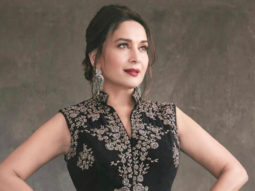 Madhuri Dixit exudes sheer elegance in Rs. 71k modern ethnic attire for Dance Deewane launch